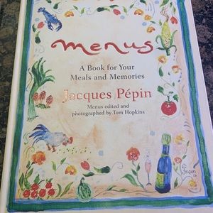 Dinner party book of menus